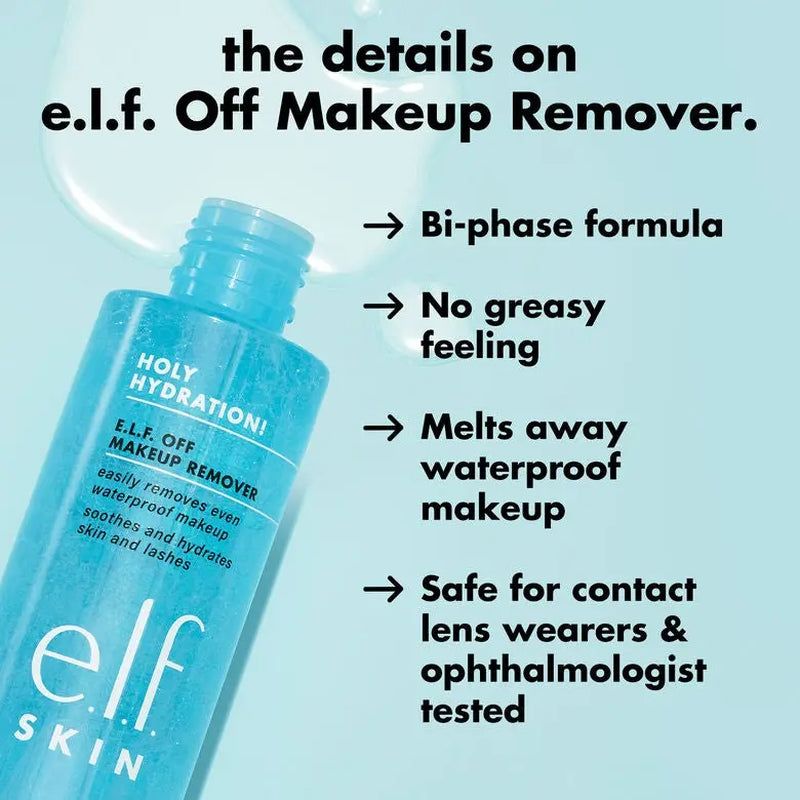 Holy Hydration! E.L.F. off Waterproof Makeup Remover