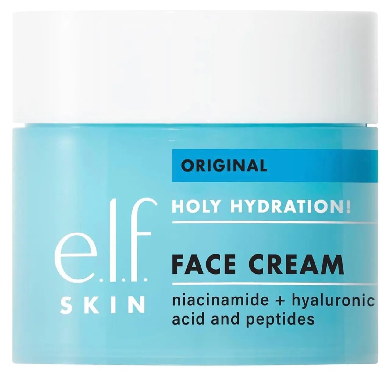 Elf SKIN Holy Hydration! Face Cream, Hyaluronic Acid Moisturizer, Vegan & Cruelty-Free, 1.8 Oz - Skin Repair - Hydrate, Hydrating